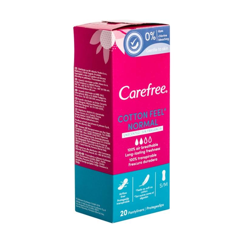 Ikdienas ieliktnīši Carefree Cotton 20gb