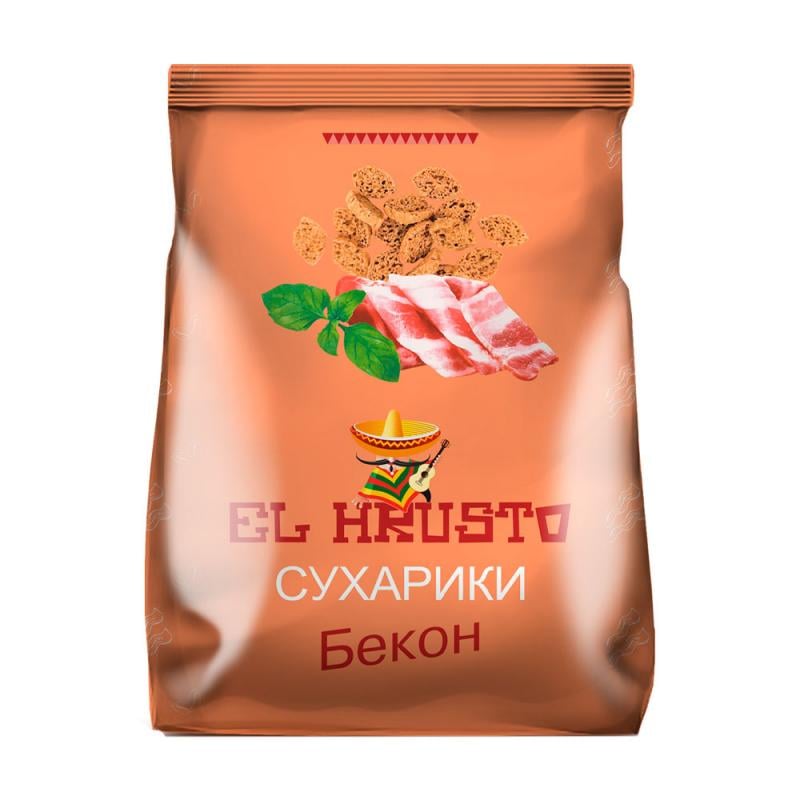 Sausmaizītes EL HRUSTO ar bekona garšu, 80 g