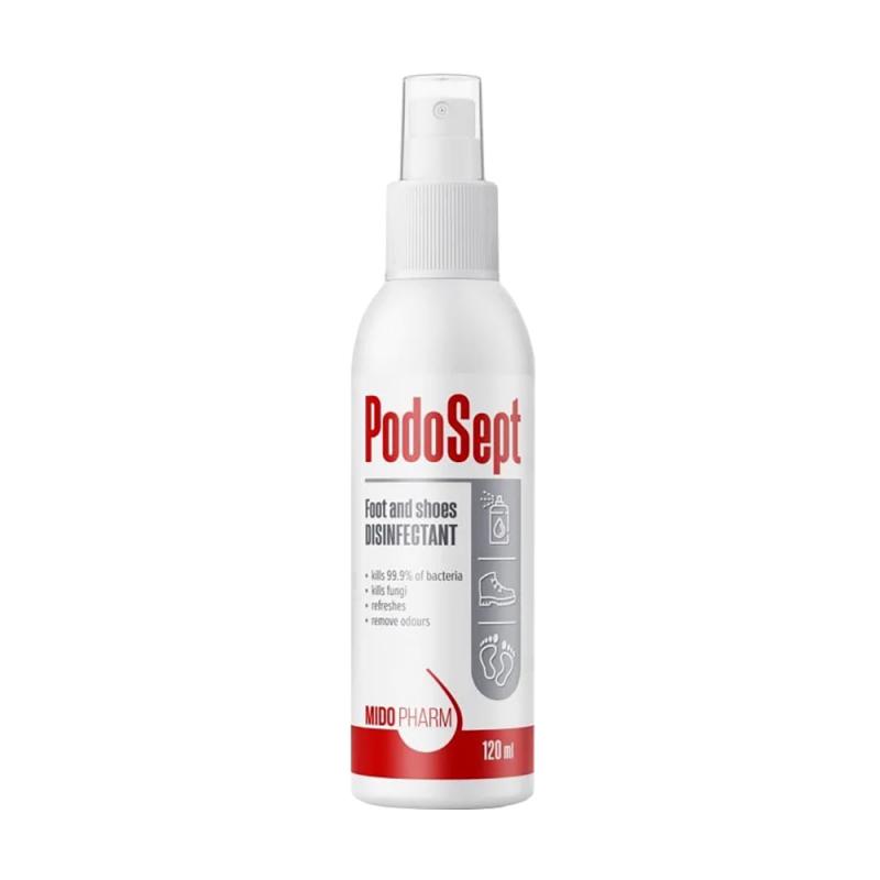 Pēdu/apavu dezinfekcijas līdzeklis Podosept, 120 ml