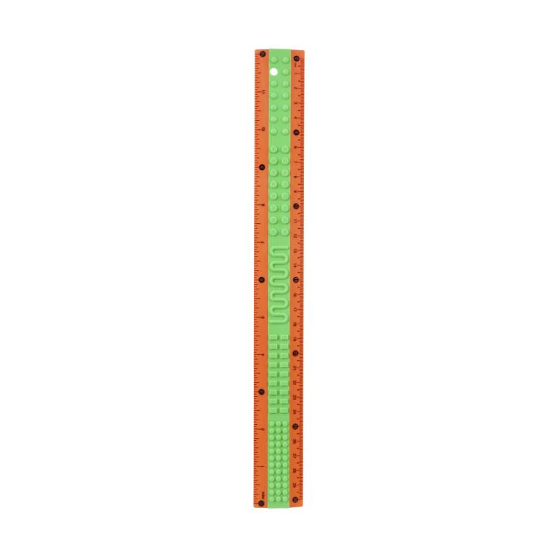 Lineāls ar pretslīdes pārklājumu, 30 cm