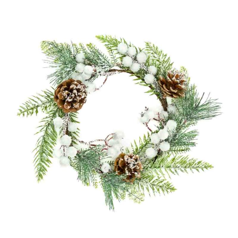 Ziemassvētku vainags, 15 cm