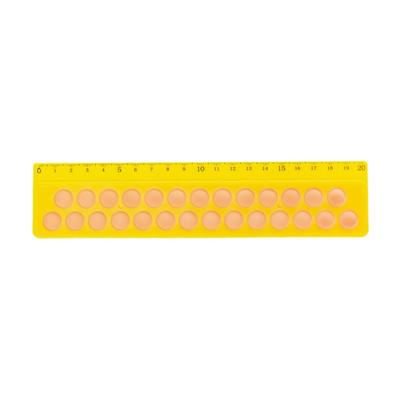 Pop it lineāls, Hupper Dupper, 20 cm, dažādas krāsas