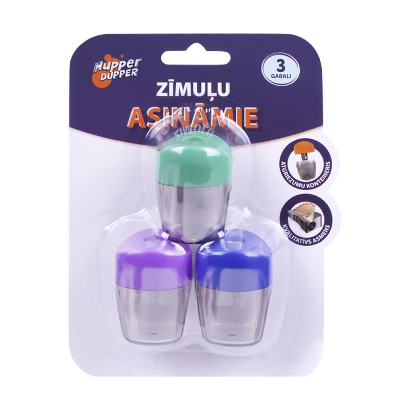 Zīmuļu asināmo komplekts, 3 gab.
