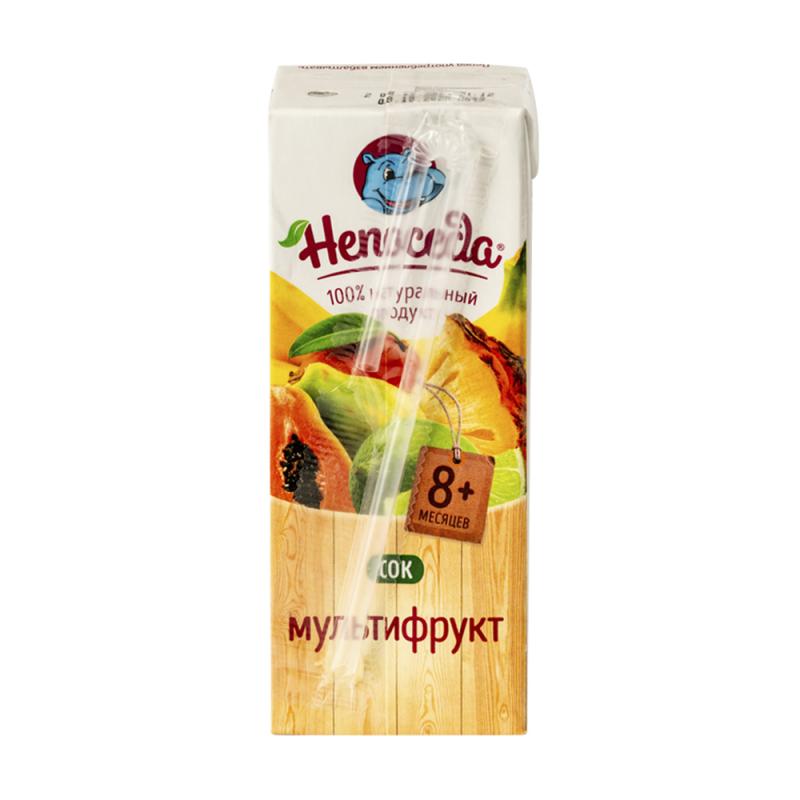 Multiaugļu sula Neposeda, 8+, 200 ml