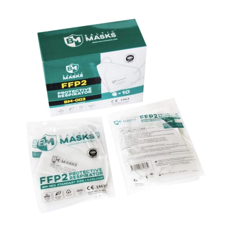 Respirators FFP2, 5-slāņu, 2gab.