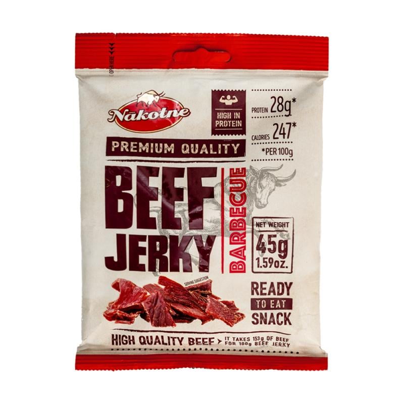 Liellopu uzkoda NĀKOTNE BEEF Jerky, 45 g