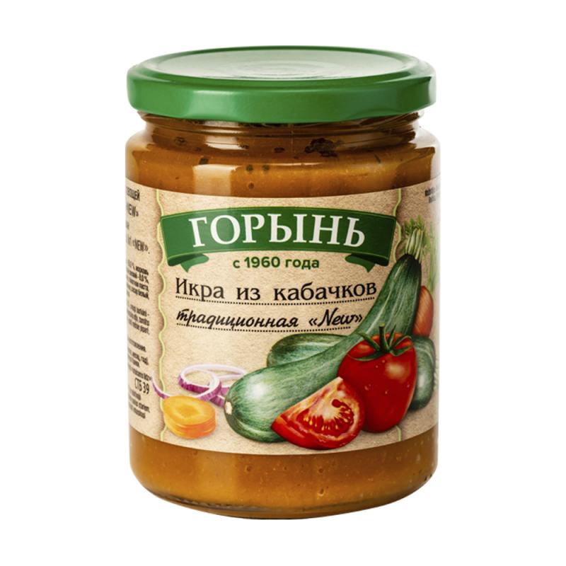Tradicionālie kabaču ikri Gorin, 430 g