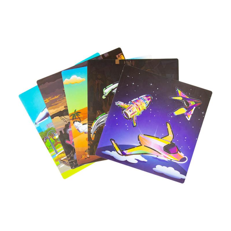 Trafaretu komplekts, Kid's Fantasy, 5 gab., dažādi veidi