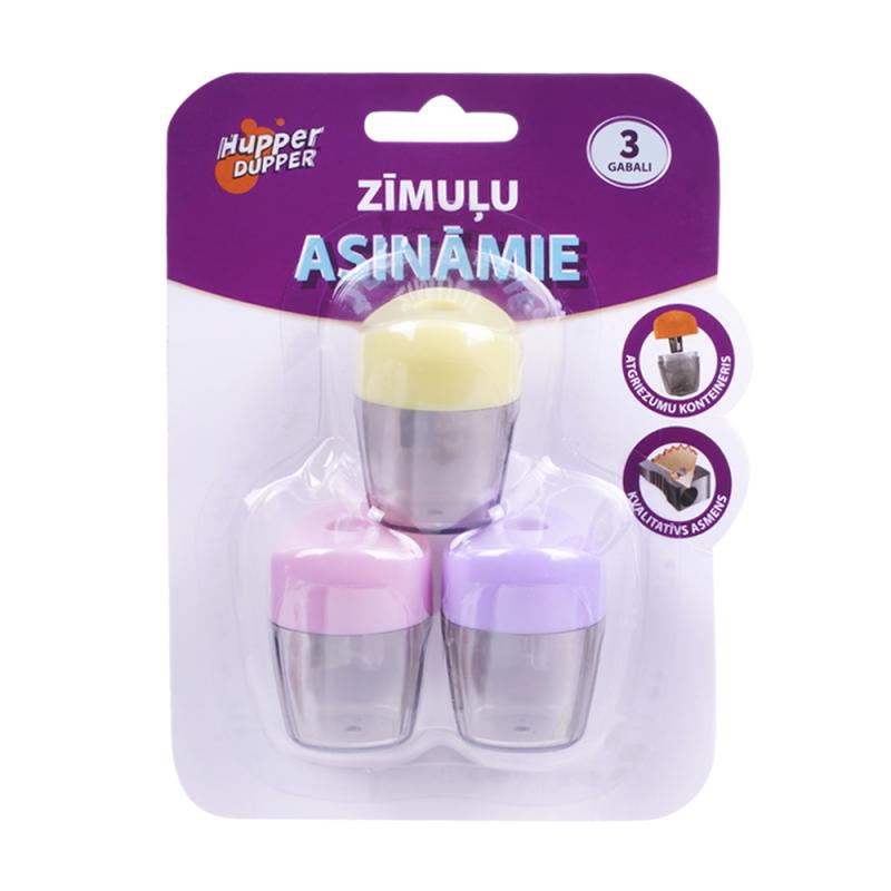 Zīmuļu asināmo komplekts, 3 gab.