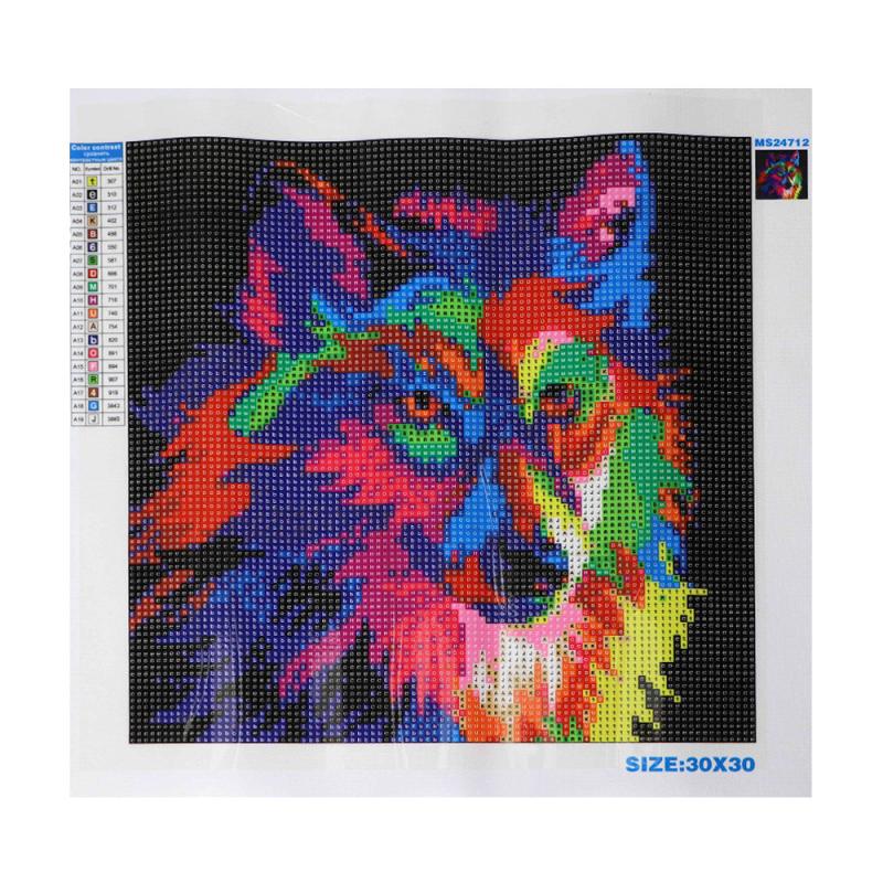 Dimantu mozaīka, 30x30cm, dažādi veidi