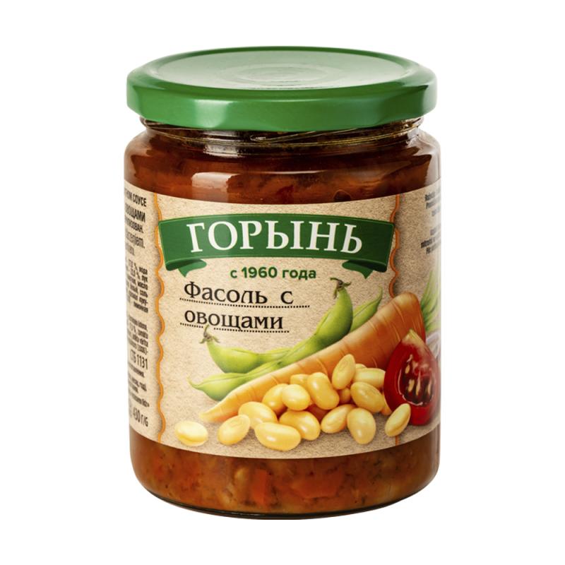 Pupiņas ar dārzeņiem Gorin, 430 g