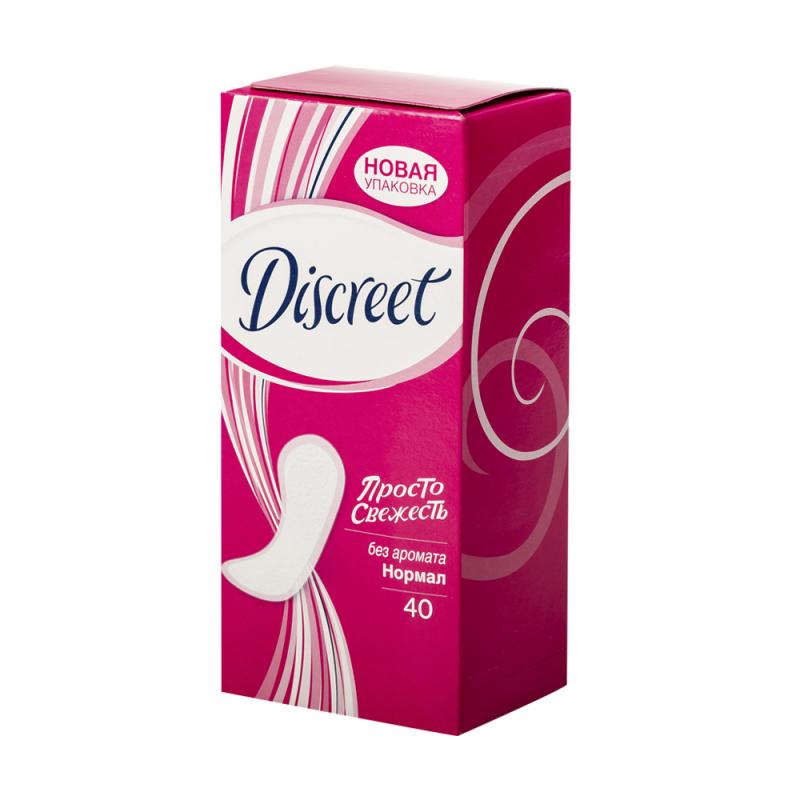 Ikdienas ieliktnīši Discreet, normal, 40 gab.