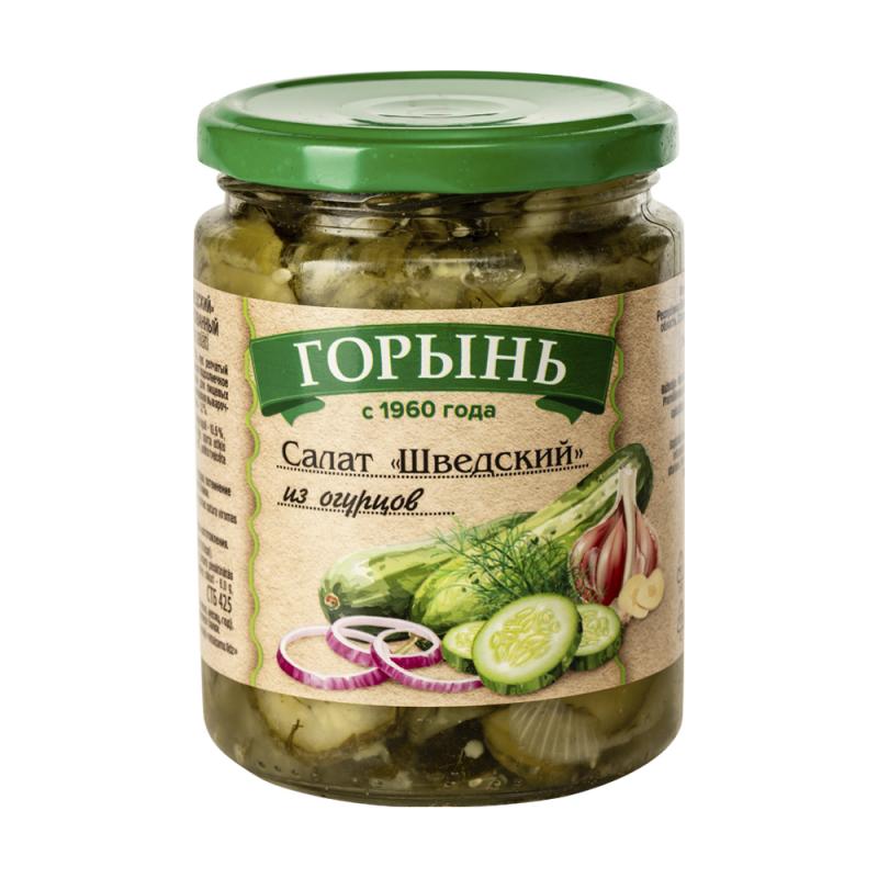 Zviedru gurķu salāti Gorin, 420 g