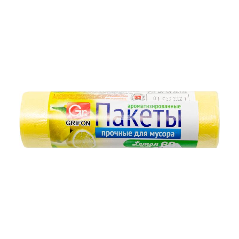 Atkritumu maisi Grifon, aromatizēti, 60 l, 15 gab., dažādi veidi