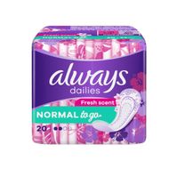Higiēniskās paketes Always Daily Normal, 20 gab.