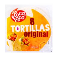 Tortilla Poco Loco kviešu, 8 gab., 320 g
