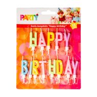 Svece, Happy birthday, 6 cm