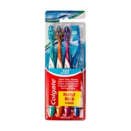 Zobu birstes komplektā Colgate Triple Action, Medium, 4 gab.
