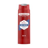 Vīriešu dušas želeja-šampūns Old Spice Whitewater, 250 ml