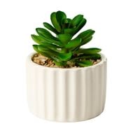 Mākslīgais augs keramikas podā, 6.2x6.2 cm