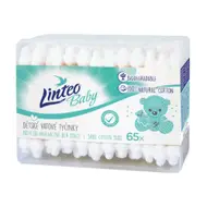 Bērnu vates kociņi Linteo Baby, 65 gab.