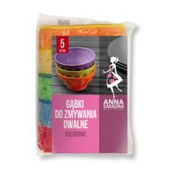 Ovāli trauku mazgāšanas sūkļi Anna Zaradna,  5 gab.