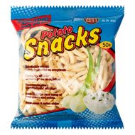 ZM kartupeļu čipsi ar krējuma garšu un sīpoliem, 50 g