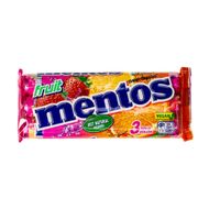 Košļājamās konfektes, MENTOS, 38 g x 3 gab.