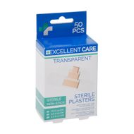 Plāksteris ūdensizturīgs, caurspīdīgs, 50 gab.