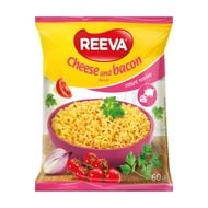 Ātri pagatavojamās nūdeles ar siera un bekona garšu REEVA, 60 g