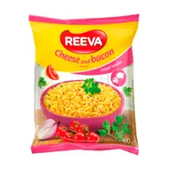 Ātri pagatavojamās nūdeles ar siera un bekona garšu REEVA, 60 g