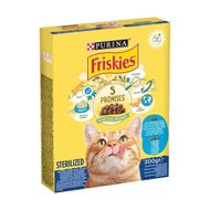FRISKIES sausā barība kaķiem STERIL(lasis), 300 g