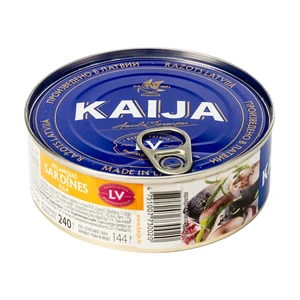Sardīnes eļļā Kaija, 240 g