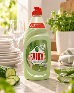Trauku mazgāšanas līdzeklis Fairy Aloe vera, 520 ml