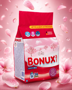 Veļas mazgāšananas pulveris Bonux 3in1, 2.34 kg
