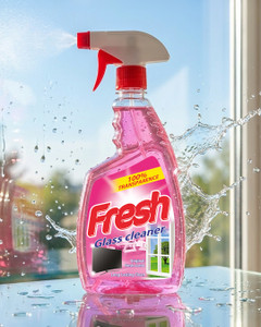 Stiklu tīrīšanas līdzeklis Fresh Pink, 750 ml