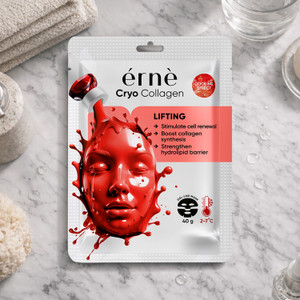 Kolagēna gēla maska Erne Cryo Collagen, dažādi veidi