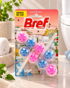 Tualetes bloks Bref Power, dažādi veidi, 2x50 g
