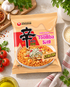 Ātri pagatavojamās nūdeles Nongshim, Shin Ramyun Toomba, 137 g