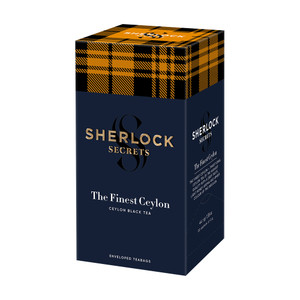 Melnā tēja Sherlock Secrets, 22x2 g, dažādi veidi