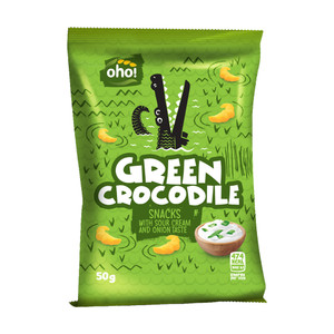 Čipsi Oho Crocodiles, 50 g, dažādi veidi