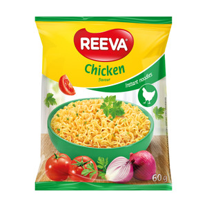 Ātri pagatavojamas nūdeles REEVA, 60 g, dažādas garšas