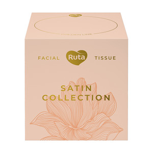 Kosmētiskās salvetes Ruta Satin Collection, 80 gab.