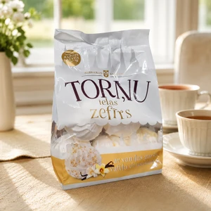 Zefīrs ar vaniļas garšu vafeļu drumstalās Torņu ielas, 250 g