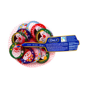 Piena šokolāde, Ziemassvētku monētas, 85 g