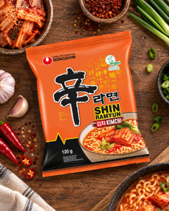 Nūdeļu zupa Kimchi, Nongshim, 120 g