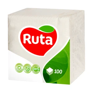 Salvetes "Ruta" (240х240) 100 gab., baltas