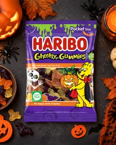 Želejkonfektes Haribo Ghostly Gummies, 80 g