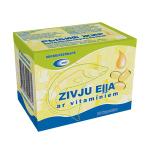 Zivju eļļa ar vitamīniem, 50 kapsulas