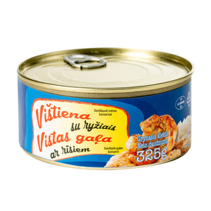 Vistas gaļa ar rīsiem, 325 g